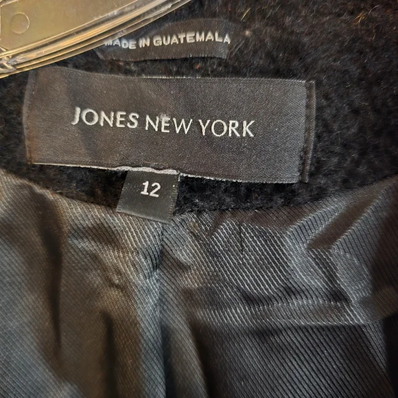 Jones New York Womens Black Trench Coat - Picture 4 of 6